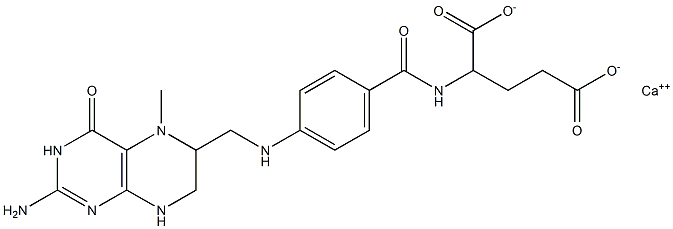 Structure of Levomefolate Calcium Powder 151533-22-1
